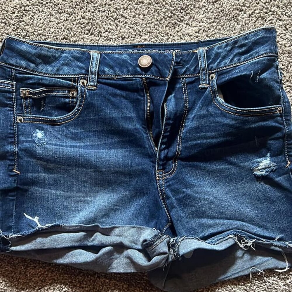 Dark Denim shorts American Eagle